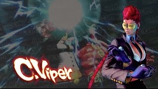 C Viper Balance Changes  Ultra Street Fighter IV Gameplay Demo [upl. by Lanette]