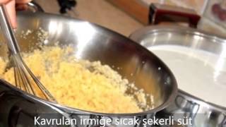 Sütlü İrmik Helvası Videosu [upl. by Bondy665]