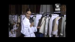 Valentin Yudashkin FallWinter 201314 Backstage World Fashion Channel [upl. by Trela]