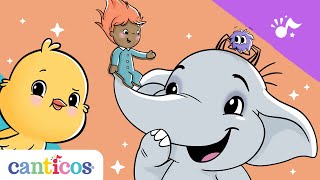 Canticos  38 mins de Canciones infantiles en español  Aprender inglés сanciones dibujos animados [upl. by Salisbarry]