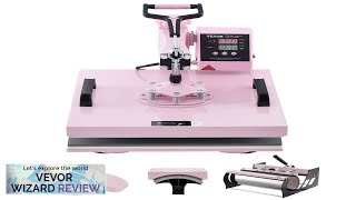 VEVOR Heat Press Machine 15x15 in 5 in 1 with 30oz Tumbler Review [upl. by Einnaf493]