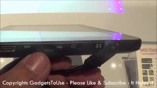 Coby Kyros 7 Inch Android Ice Cream Tablet Hands on Review At CES 2013 [upl. by Blynn]