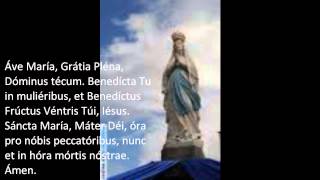 Lourdes Ave Maria Gratia Plena [upl. by Gnut]