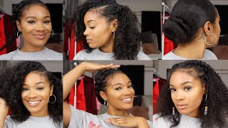 Natural Hairstyles for Medium Length Hair Part 2 [upl. by Lundin]