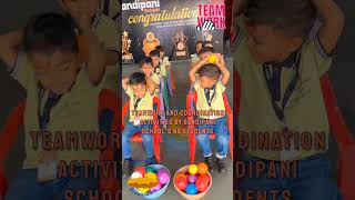 Teamwork and coordination activities by Sandipani Schools KG students [upl. by Adiazteb229]