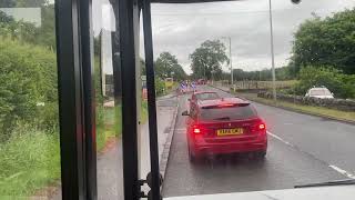 Houston’s Mini Buses amp Coaches Route 101 Biggar  Edinburgh via Penicuik [upl. by Chee552]