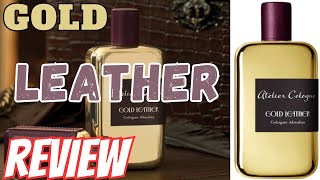 Atelier Cologne GOLD LEATHER Review [upl. by Einej]