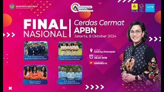 LIVE  Final Nasional Cerdas Cermat Olimpiade APBN 2024 [upl. by Ozzy]