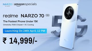 realme Narzo 70 5G Launch Date In India India Price Specifications Processor Camera Display [upl. by Sirahs]