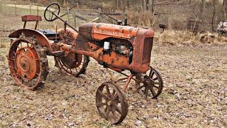 Old Tractor Cold Start  1938 Allis Chalmers B [upl. by Devi]