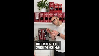 La Piccola Coffee Machines Troubleshooting quotThe Grouphead Basket came offquot [upl. by Nospmas417]