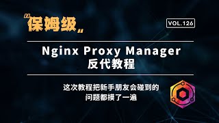 『保姆级』Nginx Proxy Manager反代教程 [upl. by Etnom681]