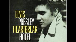 Elvis Presley  Heartbreak Hotel Lyrics in Description [upl. by Bick]