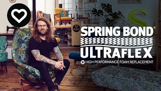 How to use SpringBond Ultraflex with Simion HawtinSmith  Reloved Upholstery [upl. by Sink]