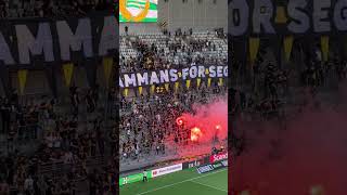 Hammarby IF  AIK  AIKsupportrar kommer in på läktarna  2024 [upl. by Ahsitan]