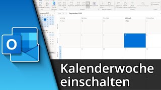 Outlook Kalenderwoche anzeigen  Outlook Kalenderwochen ✅ Tutorial [upl. by Enrobyalc]