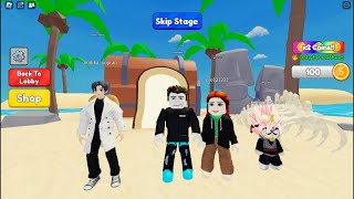 Search for number to open way until go to stage ten and win in Roblox [upl. by Yllek]