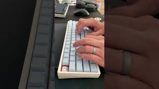 WS Morandi Switches  KBD67 Lite  FR4  Typing Test keyboardsounds mechanicalkeyboard [upl. by Lena]