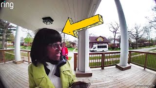 Jehovahs Witness Stopped By Caught on Ring Doorbell [upl. by Nuriel443]