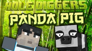 Minecraft  Panda Pig  Hole Diggers 25 [upl. by Battat]