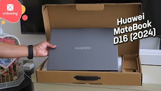 Huawei MateBook D16 2024  Unboxing [upl. by Etnemelc]