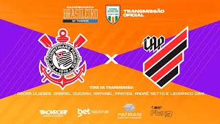 CORINTHIANS X ATHLETICOPR  AO VIVO  Narração OSCAR ULISSES  Futebol Globo CBN [upl. by Laekim]