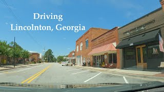 Lincolnton Georgia  USA Drive Tour  4K60FPS [upl. by Hutner]