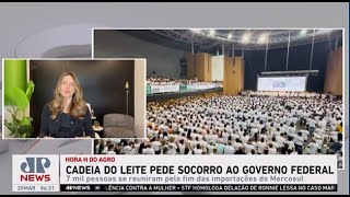 Cadeia do leite pede socorro ao governo [upl. by Nessah]