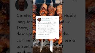 The carnivore diet is NOT a remedy for reflux [upl. by Bauske]