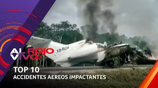 Top 10 Accidentes aéreos más impactantes [upl. by Mighell]