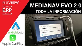 MediaNav EVOLUTION 20 Dacia Renault Android Auto  Apple CarPlay Review  Prueba  Test [upl. by Glennon461]