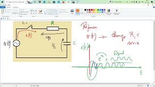 Automatique  source sinusoidale sur Circuit RC série régime permant et transitoire [upl. by Amias]