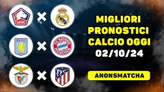 I migliori pronostici e consigli per le scommesse sul calcio di oggi Lille  Real Madrid [upl. by Doowron]