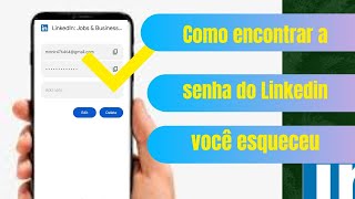 Processo de recuperação de senha do LinkedIn [upl. by Enirehs]