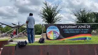 OpenAir Preaching at the Fredericksburg Pride Festival Jun 29 2024 Zion Presbyterian Church [upl. by Archie]