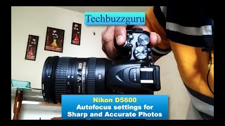 Back Button Focus on Nikon D5600  Nikon D5600 settings [upl. by Bedwell]