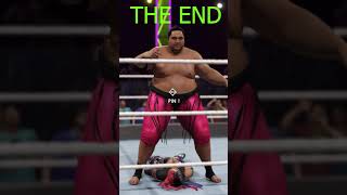 Yokozuna Hits The Banzai Drop To ASUKA shorts wwe2k22 wwe wwe2k23 [upl. by Eerb]