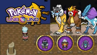 Pokemon Unbound Insane Legendary Dogs [upl. by Veda239]