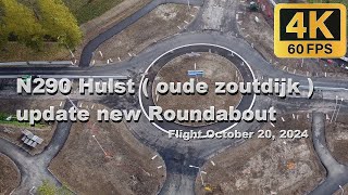 Flight in Hulst North Netherlands update Roundabout on N290 [upl. by Stag]