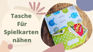 Spielkarten  DIY  ➡️ Tasche nähen  Tutorial [upl. by Bernard]