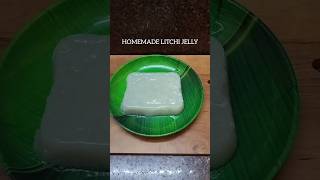 HOMEMADE EASY LITCHI JELLY RECIPE  litchi season viral food ytshorts shortsfeed shorts [upl. by Grimona]