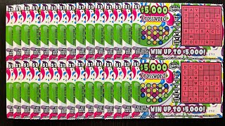 30 FLORIDA CROSSWORD SCRATCH OFF TICKETS TO PLAY [upl. by Hali196]