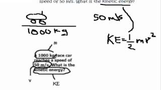 Physics Tutorial kinetic energy [upl. by Eneleoj]