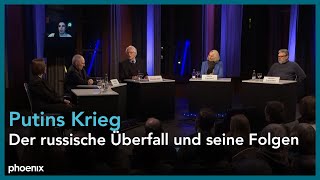 Diskussion quotPutins Krieg Der russische Überfall und seine Folgenquot MDRPodiumsdiskussion [upl. by Sined]