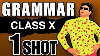 1 PAGE TRICKS  Class 10 English GRAMMAR one shot tensemodals reported speechsubject🔥 2024 [upl. by Bar135]