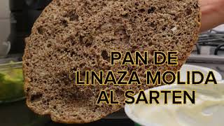 Pan de linaza al sarten facil y rapido de preparar [upl. by Zacks147]