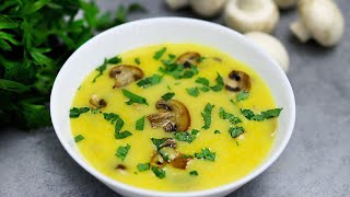 Kartoffelsuppe mit Pilzen Sehr einfach und lecker [upl. by Nnahgiel]