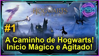 1 A Caminho de Hogwarts Início Mágico e Agitado  Hogwarts Legacy [upl. by Helena]