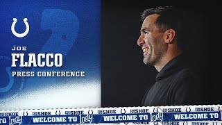 March 22 2024  Joe Flacco Introductory Press Conference [upl. by Melessa]