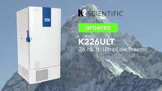 Vaccine Freezer  UltraLow Freezer  226ULT  K2 Scientific [upl. by Nnaeus]